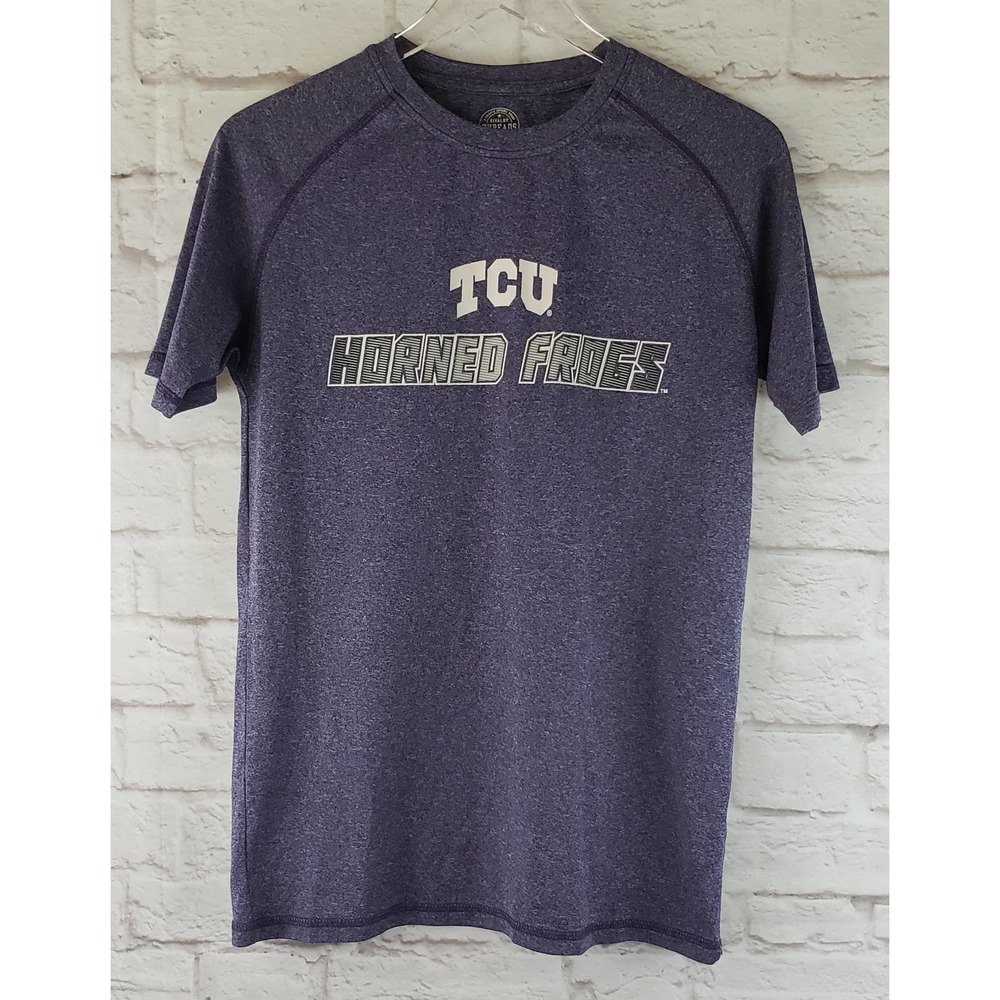 TCU Horned Frogs Short Sleeve T-Shirt/Tee ~ Fort Worth, Texas ~ Men's Size Small - Picture 1 of 7